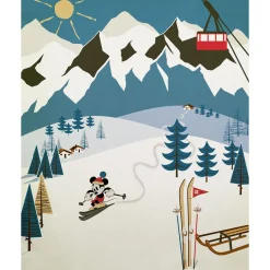 KomarVlies Fototapete Mickey Alpine 200x250 cm