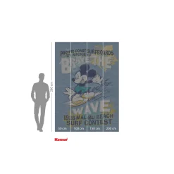 KomarVlies Fototapete Mickey Brave the Wave 200x280 cm