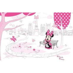 KomarVlies Fototapete Minnie in Paris 400x250 cm