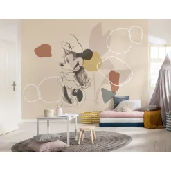 KomarVlies Fototapete Minnie Soft Shapes 350x280 cm