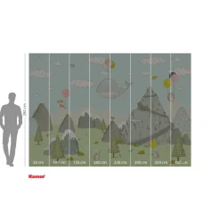 KomarVlies Fototapete Mountain Traveler 400x280 cm