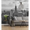 KomarVlies Fototapete NYC Black and White 300x250 cm