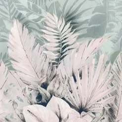 KomarVlies Fototapete Palmiers Tropicaux 250x250 cm