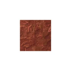KomarVlies Fototapete Red Slate Tiles 400x280 cm