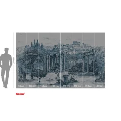 KomarVlies Fototapete Ruins 400x250 cm