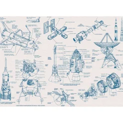 KomarVlies Fototapete Spacecraft Architecture 400x280 cm