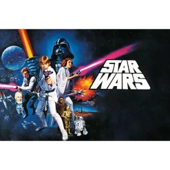 KomarVlies Fototapete Star Wars Poster Classic 1 400x250 cm