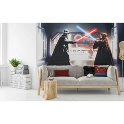 KomarVlies Fototapete Star Wars Vader vs. Kenobi 300x200 cm