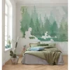 KomarVlies Fototapete Star Wars Endor Speeders 350x280 cm