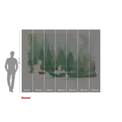 KomarVlies Fototapete Star Wars Endor Speeders 350x280 cm
