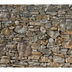 KomarVlies Fototapete Stone Wall 300x250 cm