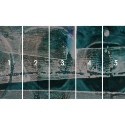 KomarVlies Fototapete Tracks Imbricating 500x280 cm
