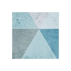 KomarVlies Fototapete Triangles Blue 400x250 cm