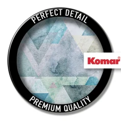 KomarVlies Fototapete Triangles Blue 400x250 cm