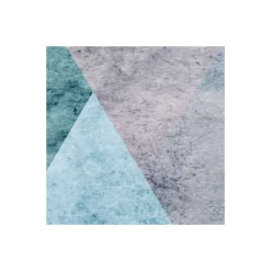 KomarVlies Fototapete Triangles Blue 400x250 cm