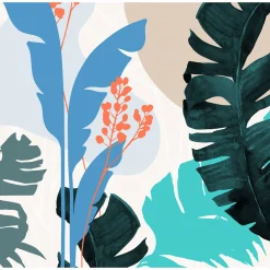 KomarVlies Fototapete Tropical Shapes 300x280 cm