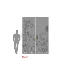 KomarVlies Fototapete Winnie the Pooh Walk 200x280 cm