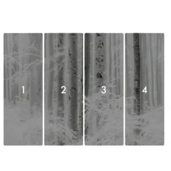 KomarVlies Fototapete Winter Wood 400x280 cm