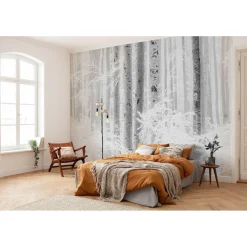 KomarVlies Fototapete Winter Wood 400x280 cm
