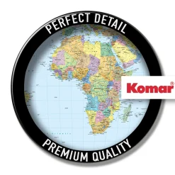 KomarVlies Fototapete World Map 368x248 cm