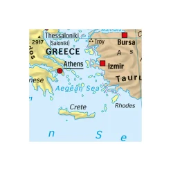 KomarVlies Fototapete World Map 368x248 cm