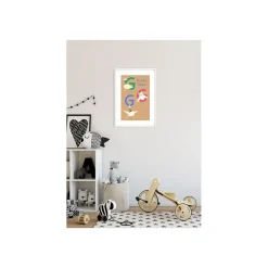 KomarWandbild ABC Animal G 50x70 cm