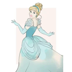 KomarWandbild Cinderella Beauty 40x50 cm