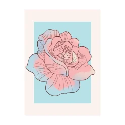 KomarWandbild Cinderella Rose 40x50 cm
