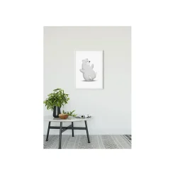 KomarWandbild Cute Animal Polar Bear 50x70 cm
