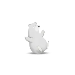 KomarWandbild Cute Animal Polar Bear 50x70 cm