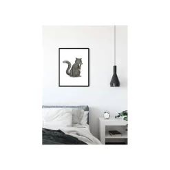KomarWandbild Cute Animal Cat 50x70 cm