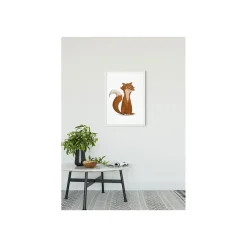 KomarWandbild Cute Animal Fox 50x70 cm