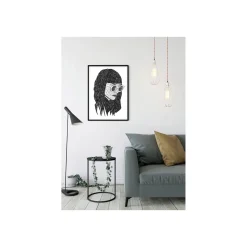 KomarWandbild Grid Monochrome 50x70 cm