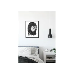 KomarWandbild Grid Monochrome 50x70 cm