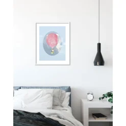 KomarWandbild Happy Balloon Blue 50x70 cm
