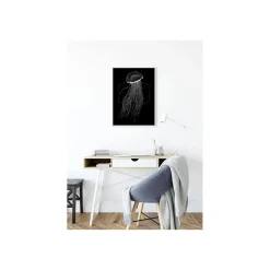 KomarWandbild Jellyfish Black 50x70 cm