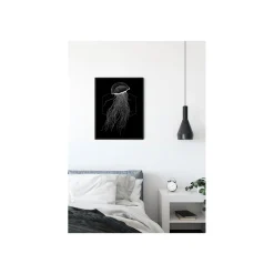KomarWandbild Jellyfish Black 50x70 cm