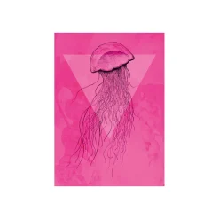 KomarWandbild Jellyfish Pink 50x70 cm