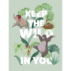 KomarWandbild Jungle Book Keep the Wild 50x70 cm