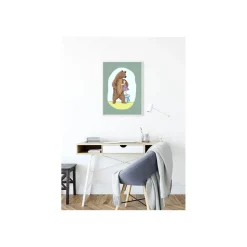 KomarWandbild Lili and Bear 50x70 cm