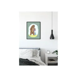 KomarWandbild Lili and Bear 50x70 cm