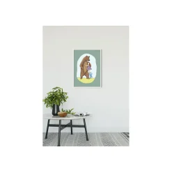 KomarWandbild Lili and Bear 50x70 cm