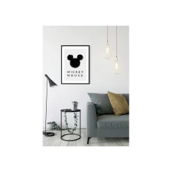 KomarWandbild Mickey Mouse Silhouette 40x50 cm