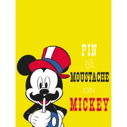 KomarWandbild Mickey Mouse Moustache 40x50 cm