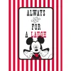 KomarWandbild Mickey Mouse Laugh 40x50 cm