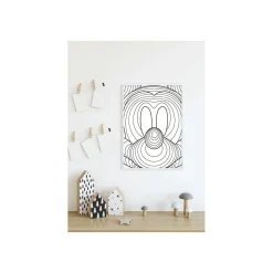 KomarWandbild Mickey Mouse Lines 40x50 cm