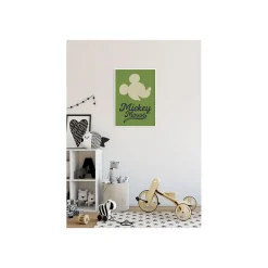 KomarWandbild Mickey Mouse Green Head 40x50 cm