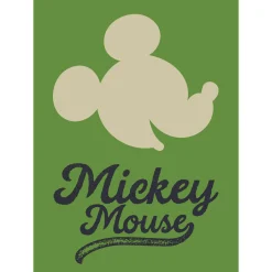 KomarWandbild Mickey Mouse Green Head 40x50 cm