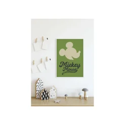 KomarWandbild Mickey Mouse Green Head 40x50 cm