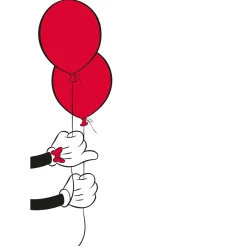 KomarWandbild Mickey Mouse Balloon 50x70 cm